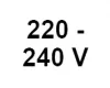 220 - 240 V